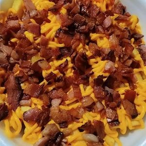 imagem do produto Batata com cheddar e bacon( grande)