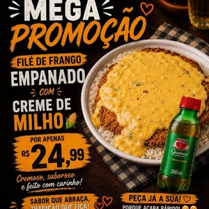 imagem do produto Promoção - milanesa com creme de milho