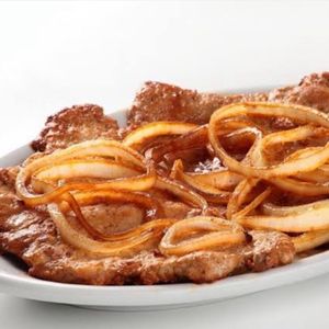 imagem do produto Marmitex PF. Bife Acebolado