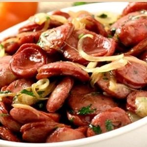 imagem do produto Marmitex PF. Calabresa Acebolada