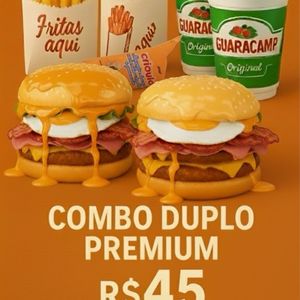 imagem do produto Combo Duplo Reforçado – R$ 45,00