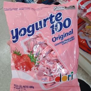 imagem do produto Pacote Bala Yogurte 100 Original 400g