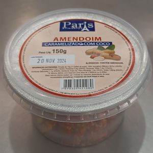imagem do produto Amendoim Caramelizado c/Côco 150g PARIS