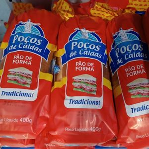 imagem do produto Pão de Forma POÇOS DE CALDA 400g