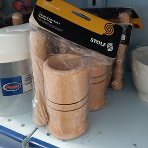 imagem do produto Pilão p/temperos de madeira 