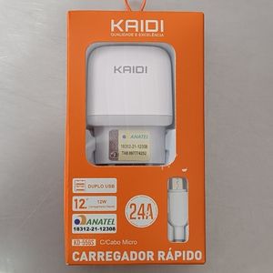 imagem do produto Carregador Rápido 2.4A c/Cabo Micro