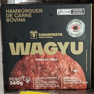 imagem do produto Hamb.Bovino Wagyu CARAPRETA 360g