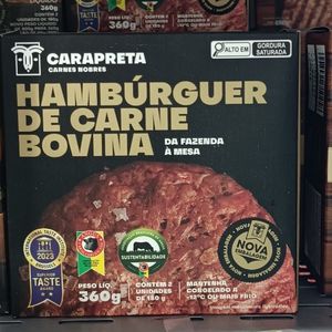 imagem do produto Hamb.Bovino CARAPRETA 360g 