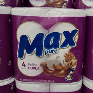 imagem do produto Papel higiênico MAXPURE c/4 Folha Dupla 