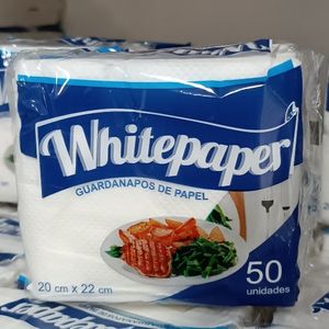 imagem do produto Guardanapo Whitepaper 50 unidades 