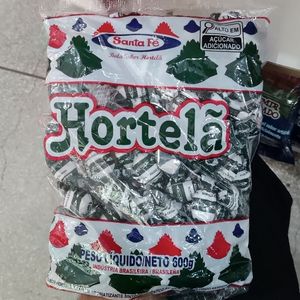imagem do produto Pacote Bala Hortelã SANTA FÉ 600g