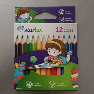 imagem do produto Lápis de Cor Mini STARLUX c/12