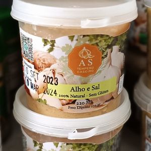 imagem do produto Tempero caseiro Alho e Sal 220ml