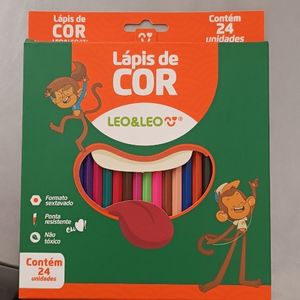 imagem do produto Lápis de Cor LEO&LEO c/24 unidades 
