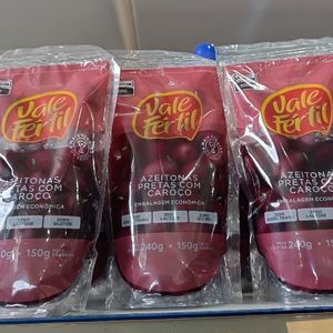 imagem do produto Azeitona Preta c/caroço VALE FERTIL150g