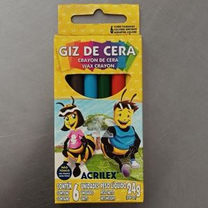 imagem do produto Giz de Cera c/6