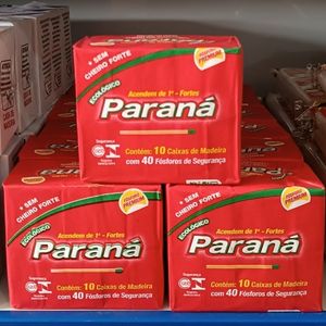 imagem do produto Fósforo Paraná c/ 10 caixinhas 