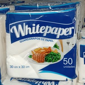 imagem do produto Guardanapo Whitepaper 50 unidades 