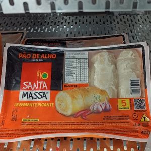 imagem do produto Pão de Alho Picante SANTAMASSA 400g