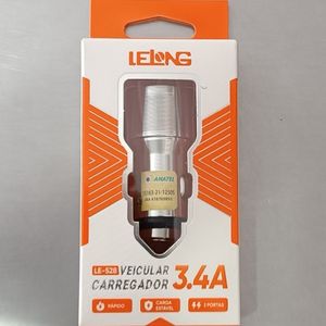 imagem do produto Carregador Veicular 3.4A LELONG