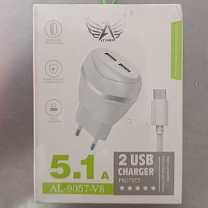 imagem do produto Carregador V8 5.1A LTOMEX 