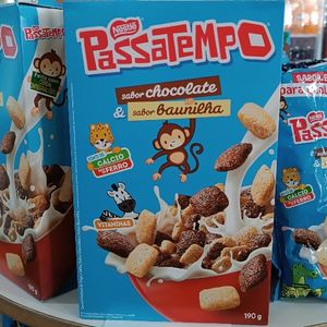 imagem do produto Cereal Passatempo Chocolate e Baunilha 190g