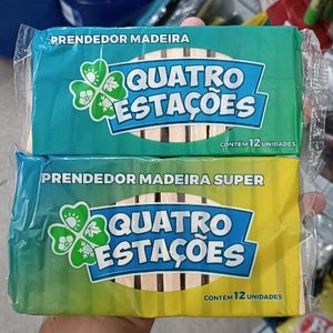 imagem do produto Prendedor madeira TAMANHOS c/12