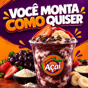 imagem do produto 🍇 MONTE SEU AÇAÍ