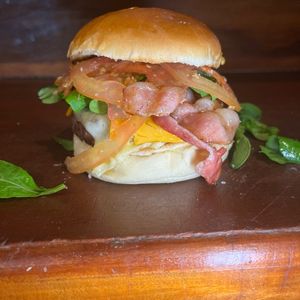 imagem do produto Hambúrguer cheddar e bacon