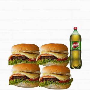 imagem do produto COMBO 4 xis salada + Guaraná 2 litros