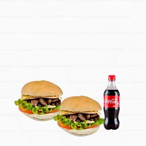 imagem do produto COMBO 2 xis coração + coca cola 600ml 