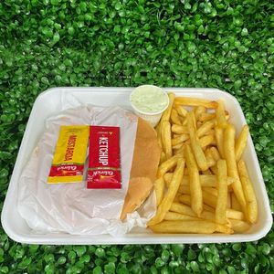 imagem do produto Combo 1 xis salada + fritas + maionese ( sem calabresa )
