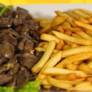 imagem do produto Batata Frita Média com coração + Maionese 