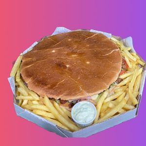 imagem do produto Calota salada + entreveiro acebolado + fritas + maionese 