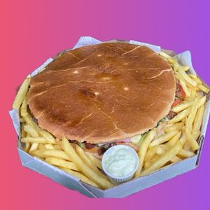 imagem do produto Calota salada Acebolado + fritas + maionese 