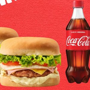 imagem do produto COMBO 1 xis salada + coca cola 600ml 