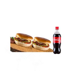 imagem do produto COMBO 2 xis calabresa + coca cola 600ml
