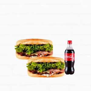 imagem do produto COMBO 2 xis bacon + coca cola 600ml 
