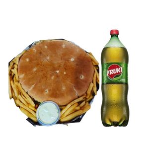 imagem do produto Calota coração + calabresa + fritas + maionese + guaraná 2 litros 