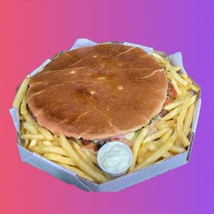 imagem do produto Calota Entrevero + calabresa + fritas + maionese 