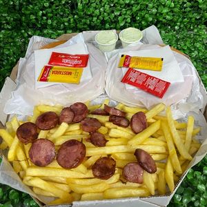 imagem do produto COMBO 5 xis salada + fritas + calabresa + Maionese 
