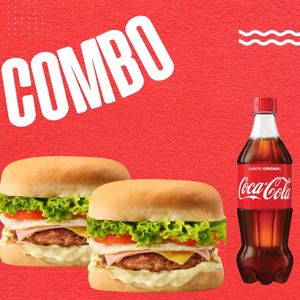 imagem do produto COMBO 2 xis salada + coca cola 600ml 