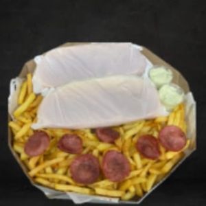 imagem do produto COMBO 2 cachorro quente duplo + fritas + calabresa 