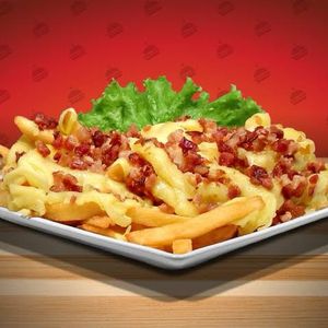 imagem do produto Batata Frita  Media com calabresa + queijo + orégano + maionese 