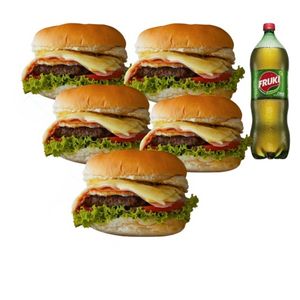 imagem do produto COMBO 5 xis salada + guaraná 2 litros 