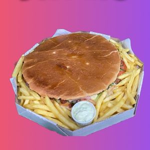 imagem do produto Calota salada + coração + fritas + maionese 