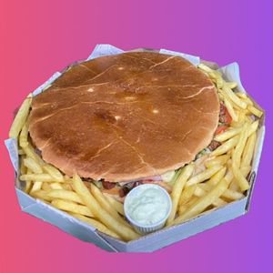 imagem do produto Calota frango + coração + fritas + maionese 