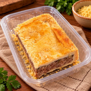 imagem do produto Jantar 03 - Empadão nordestino low carb (Calorias 500/Carboidratos 30g/Proteinas 36g/Gorduras totais 30g/Gorduras saturadas 11g/Gorduras trans 0g/Fibras alimentares 5g)