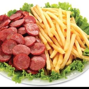 imagem do produto Porção de Calabresa Acebolada com Fritas