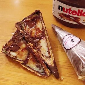 imagem do produto cone ninho com Nutella 